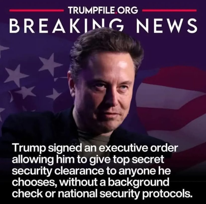 AnnieForTruth's tweet image. Muskrat now has access to all of your private information like your address, Social Security, Medicare and banking information. 😡