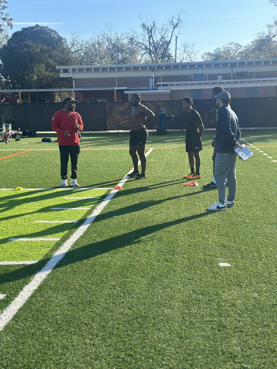 Thank You to the NFL Scouts that came out this morning to evaluate some of our guys here at Edward Waters University!!!Emerging Eminence!!