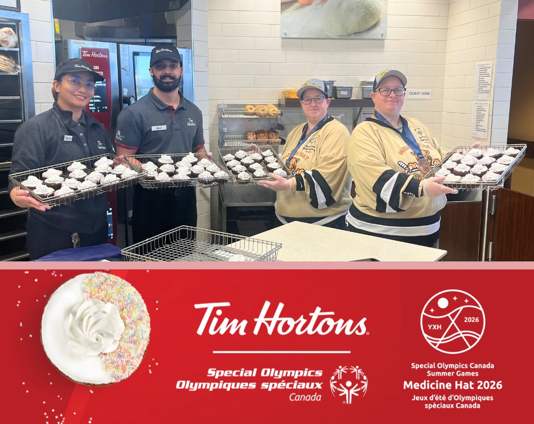 It's the last day to get to Tim Hortons and support <a href="/SpecialOCanada/">Special Olympics Canada</a> <a href="/SpecialOAlberta/">Special Olympics Alberta</a> with the #ChooseToInclude donut! Have you got yours?