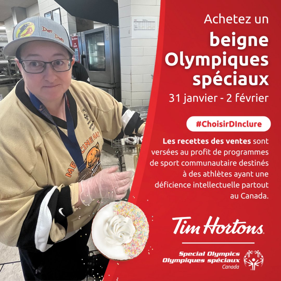 SpecialOMedHat's tweet photo. It's the last day to get to Tim Hortons and support @SpecialOCanada @SpecialOAlberta with the #ChooseToInclude donut! Have you got yours? https://t.co/UGuICaMAci