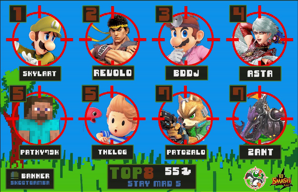 💢STAY MAD MONTHLY 5💢
🏆 TOP 8🏆
¡Gracias a todos por participar!
Todos los VODS pronto en Youtube.