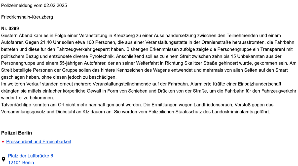 datawrangler2's tweet photo. [*Der marodierende Mob]
.
einer radikalen Ansammlung aus Antifa-&amp;-pro🍉FreakShow, hatte -nach einer Zusammenrottung in Berlin-Kreuzberg- Ärger heraufbeschworen.
B-Pol beendete den Spuk.
#Berlin #Kreuzberg #SO36 #b0102 #Pyro
Pressemeldung der Polizei Berlin
https://t.co/1EwO5XkfVE https://t.co/OqIuQPCvBM