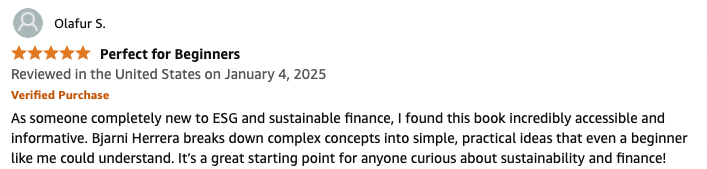 It's all about breaking down barriers to sustainable finance. When beginners say the complex becomes clear and practical, we move sustainability from niche to mainstream, essential for the transformation ahead.