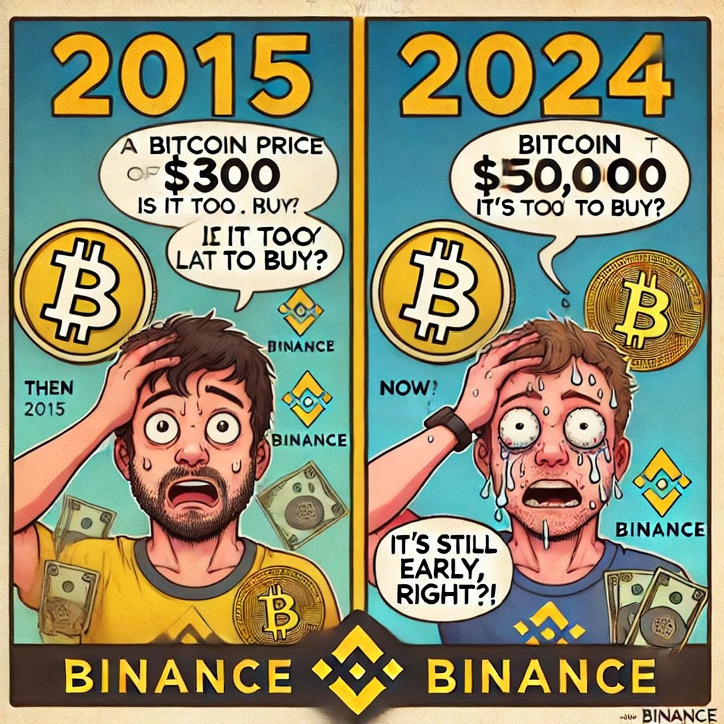 Literally me 🤣 but now I believe it’s still early and not late 💪 
<a href="/binance/">Binance</a> #ItsStillEarly