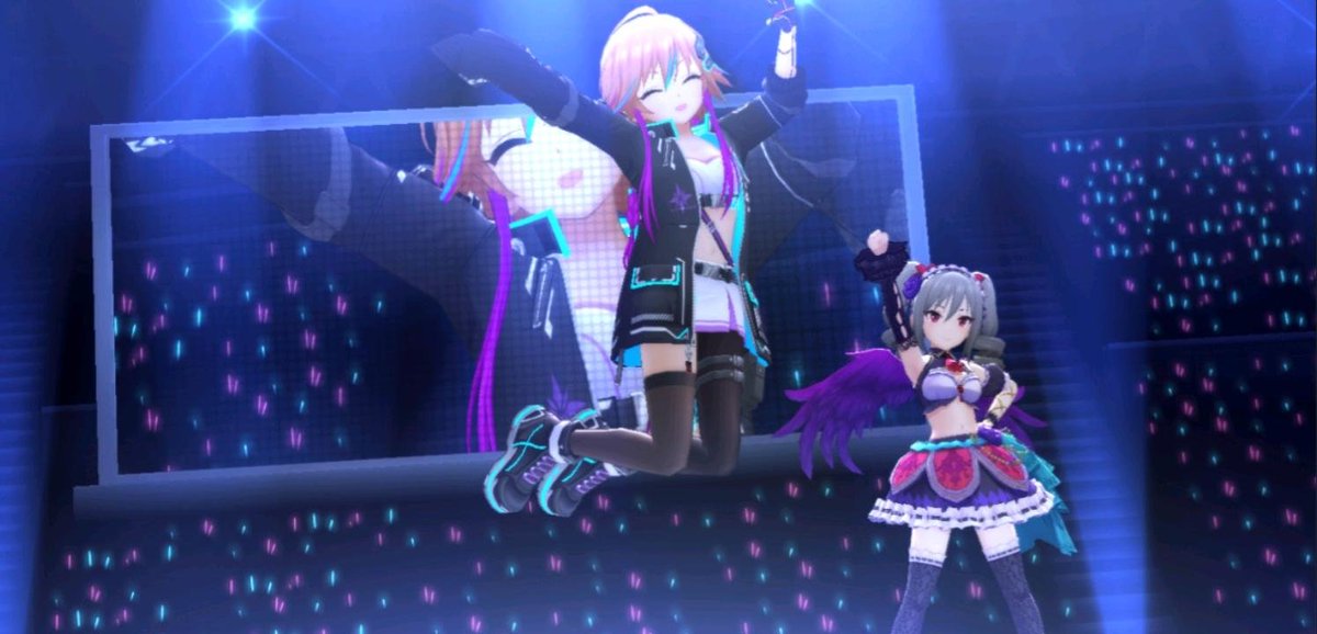 nanohavw's tweet photo. 🎂🎉HAPPY BIRTHDAY飛鳥くん🎉🎂
これからも蘭子ちゃんや志希ちゃん達と共に素晴らしいアイドル生活が遅れるよう応援するよ～📣

#デレステスクショ深夜の1枚
#二宮飛鳥生誕祭2025
#二宮飛鳥誕生祭2025
#2月3日は二宮飛鳥の誕生日
#ダークイルミネイト
#Dimension3
#二宮飛鳥
#神崎蘭子
#一ノ瀬志希 https://t.co/HPjsK0uomu
