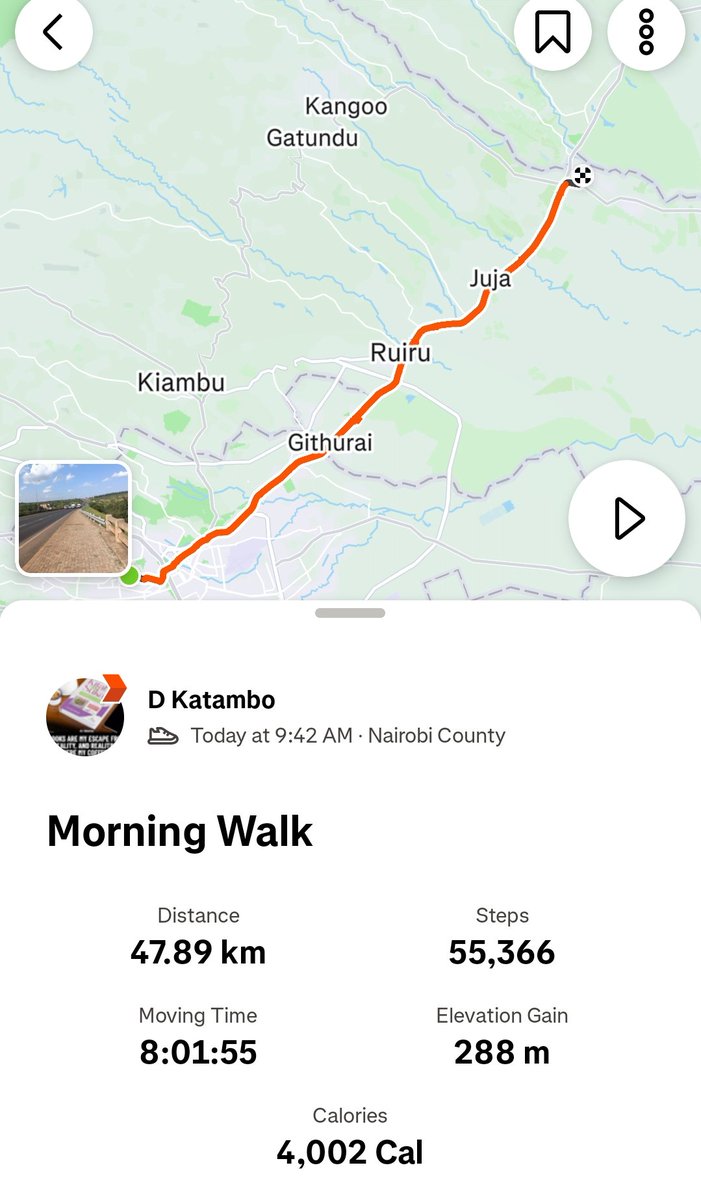 I just walked more than a marathon. 47.8 km. 
So if you walk a marathon is it still called a marathon?