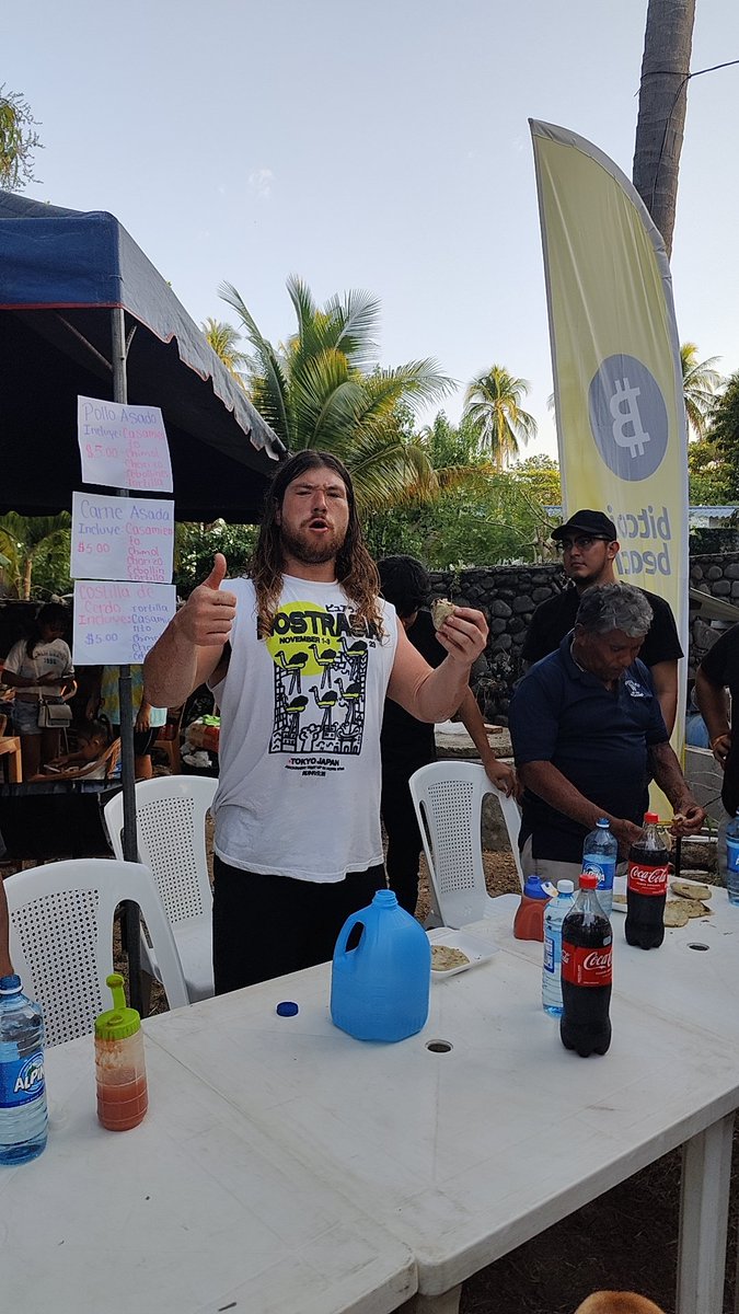 Bitcoin Bay Foundation (@bitcoinbaytpa) on Twitter photo All hail the papusa king from Bitcoin Bay, he ate 42 papusas and set the new record! <a href="/lnHarambe/">Harambe's Last Bitcoin - is on nostr protocol.</a> All hail the papusa king from Bitcoin Bay, he ate 42 papusas and set the new record! <a href="/lnHarambe/">Harambe's Last Bitcoin - is on nostr protocol.</a>