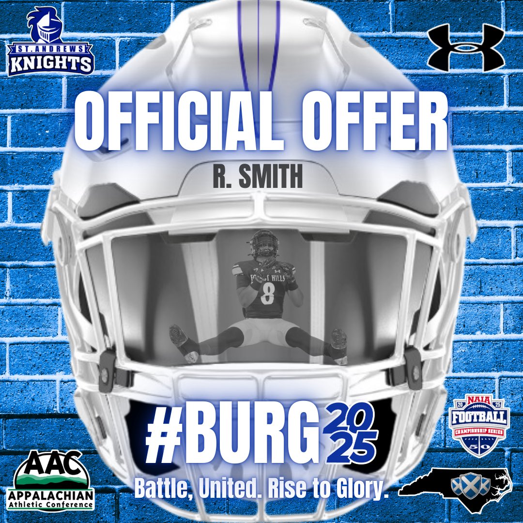 Rodney Smith (@rodneysmithfb) on Twitter photo Proud to announce my second offer at St. Andrews! Thank you for the opportunity.
<a href="/CoachBaldwin22/">Shawn Baldwin</a> Proud to announce my second offer at St. Andrews! Thank you for the opportunity.
<a href="/CoachBaldwin22/">Shawn Baldwin</a>