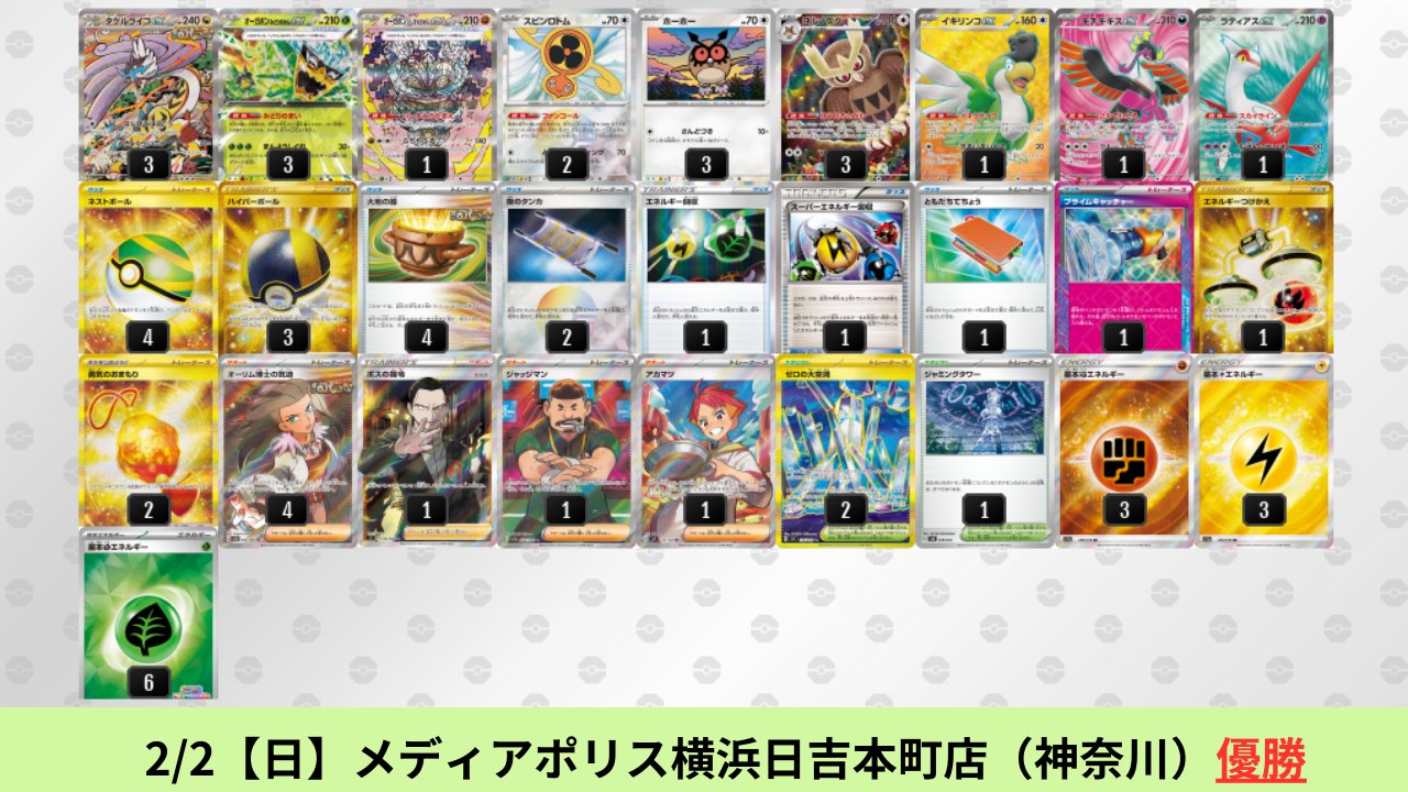 ローブシンデッキ（シティーリーグ優勝・プレシャスキャリー採用） ローブシンデッキ（シティーリーグ優勝・プレシャスキャリー採用