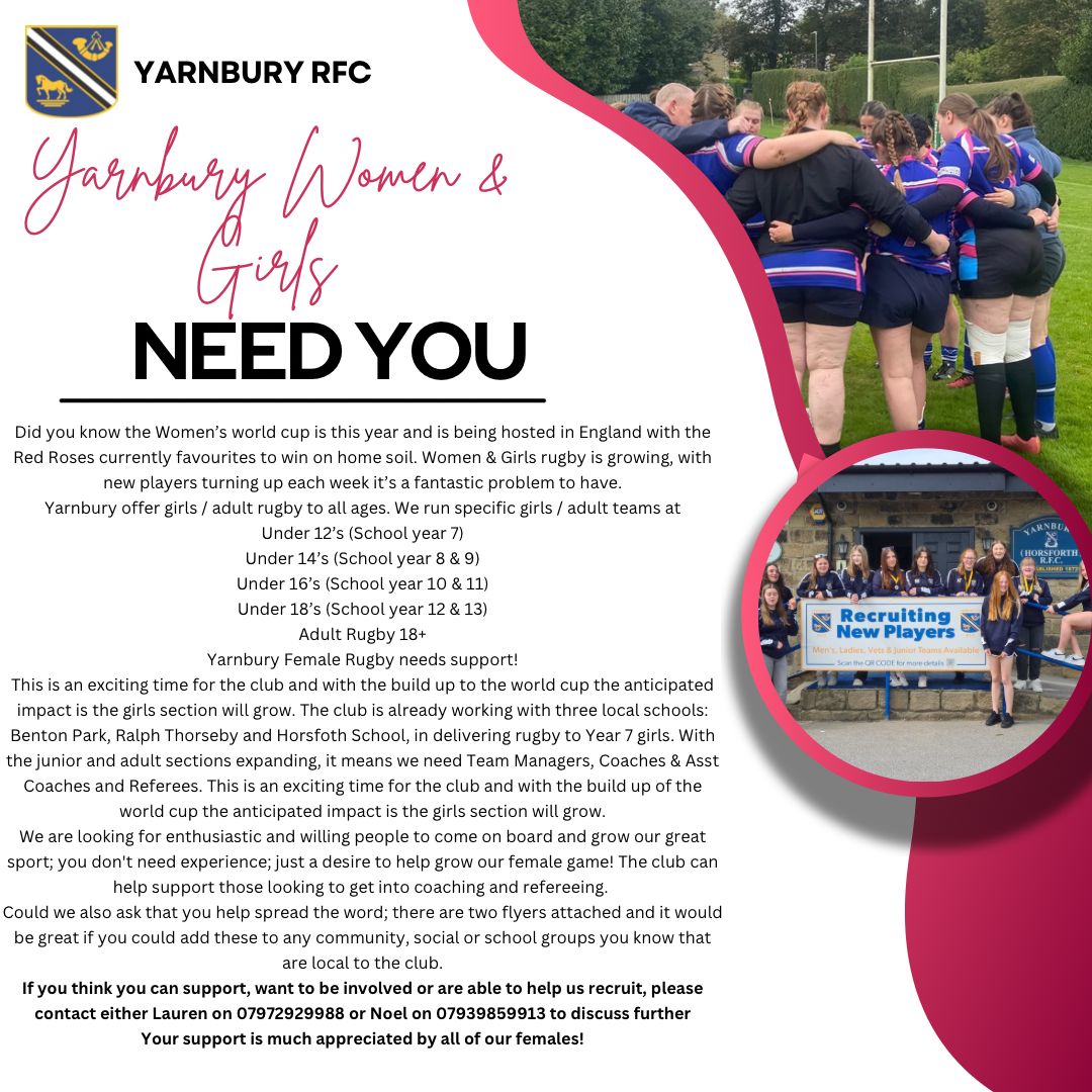 <a href="/HorsforthTweets/">HorsforthTweets</a> would very much appreciate a share of this: the female section at the club is growing for both juniors and adults.