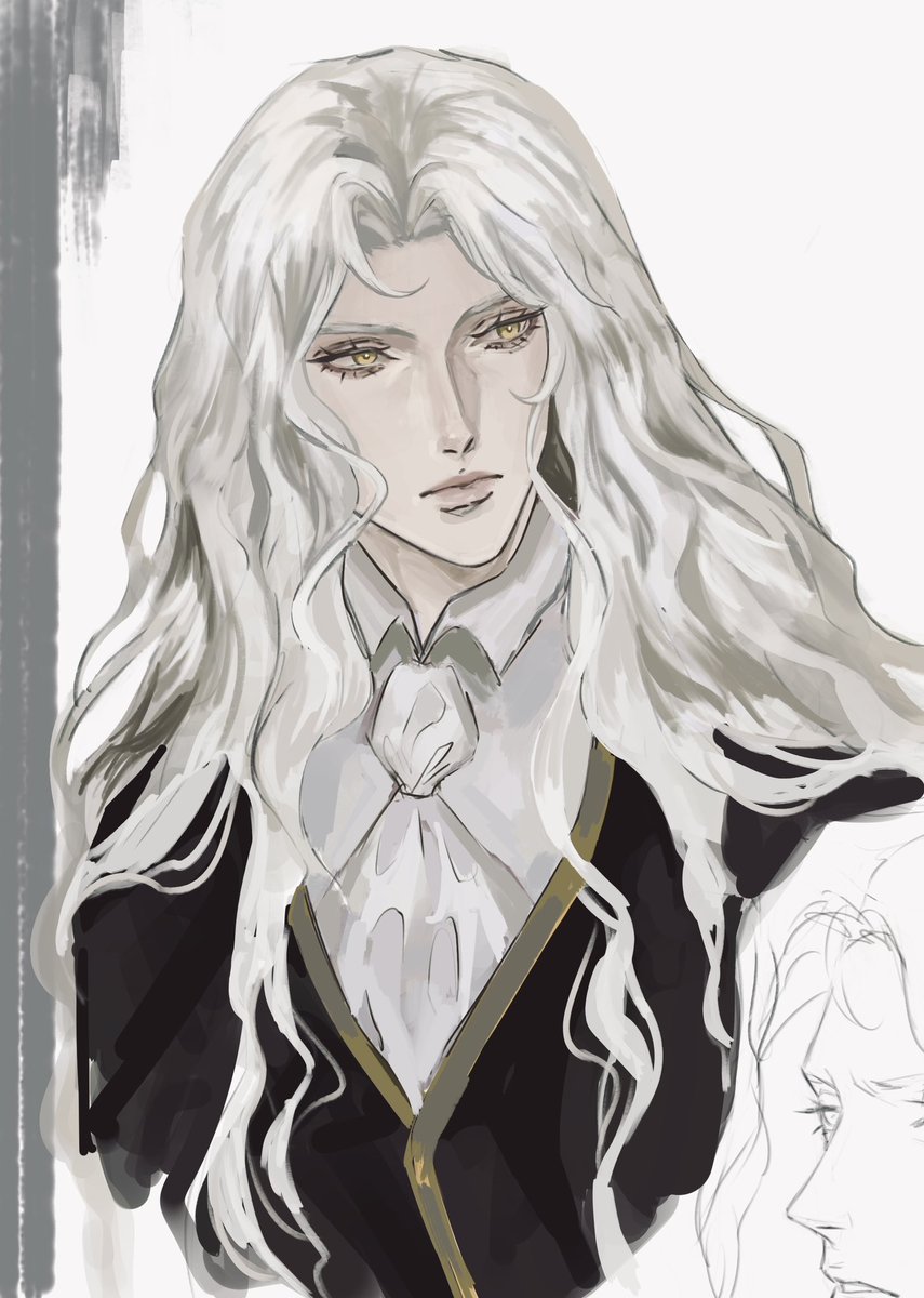 cryinglilit's tweet image. #ALucard sketch