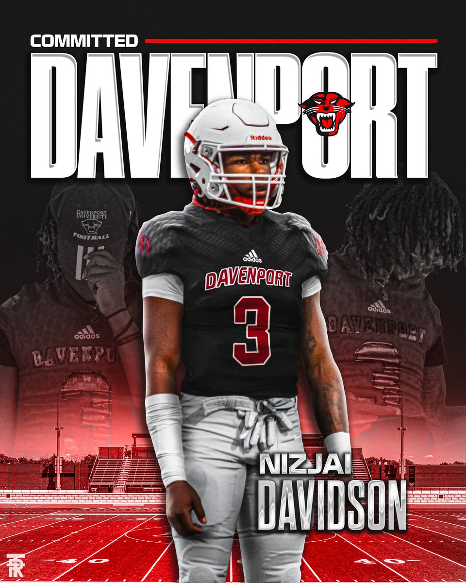 Nizjai Davidson 2025 (@davidsonnizjai) on Twitter photo Excited to announce that I’ll be continuing my academic and athletic career <a href="/DU_Football/">Davenport Football</a>
<a href="/EverettVikingFB/">Lansing Everett Football</a> <a href="/Sportsinthed_/">Sports in the D ™</a> <a href="/SparkyMcEwen1/">Sparky McEwen</a> <a href="/CoachWalkerDU4/">Coach Walker</a> <a href="/PrepRedzoneMI/">Prep Redzone Michigan</a> <a href="/jaleelcanty/">Coach Canty</a>
#AGTG
#something2prove !!!!!!!🚨 Excited to announce that I’ll be continuing my academic and athletic career <a href="/DU_Football/">Davenport Football</a>
<a href="/EverettVikingFB/">Lansing Everett Football</a> <a href="/Sportsinthed_/">Sports in the D ™</a> <a href="/SparkyMcEwen1/">Sparky McEwen</a> <a href="/CoachWalkerDU4/">Coach Walker</a> <a href="/PrepRedzoneMI/">Prep Redzone Michigan</a> <a href="/jaleelcanty/">Coach Canty</a>
#AGTG
#something2prove !!!!!!!🚨