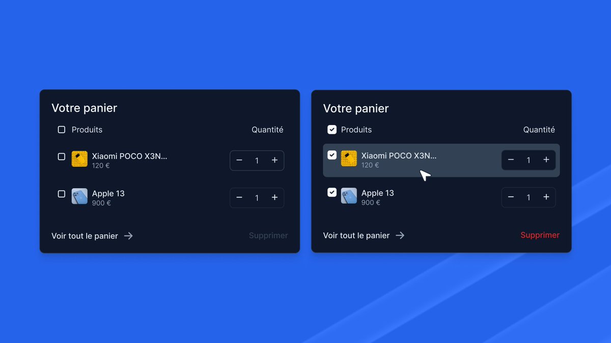 mbagnajohan's tweet image. Modal cart component version dark mode.
Lien @figma :
figma.com/community/file…
#uicomponent #ecommerce #component #WIP