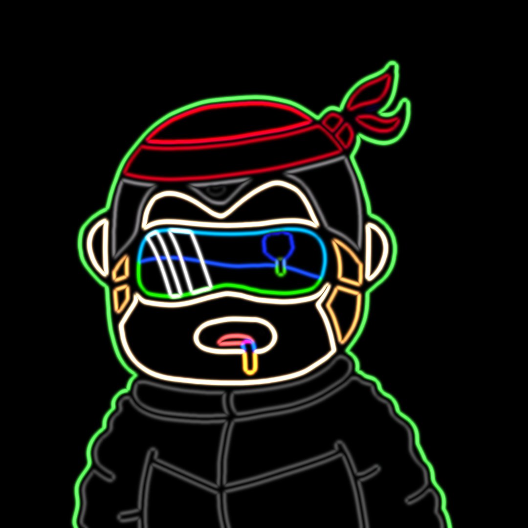 Facial_Base's tweet image. If you could choose one color to define your Hugo APE Neon, what would it be? 🌈💡 Drop your answer below! 👇 #NFTs #NeonArt #HugoAPENeon