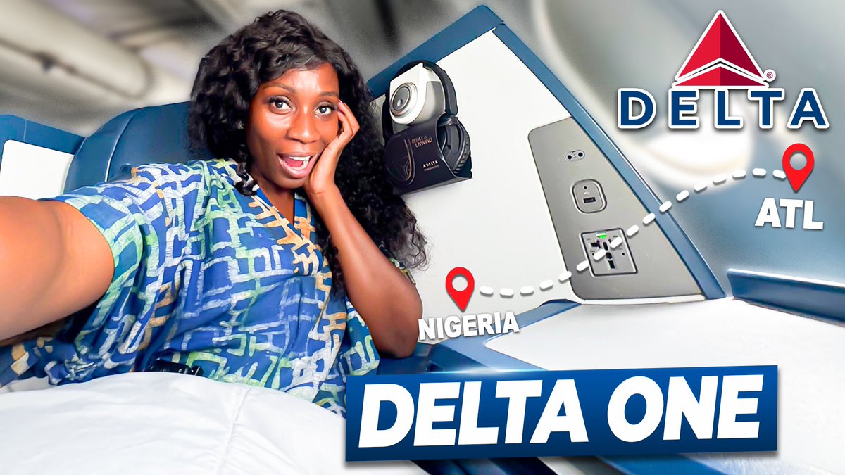 Don’t FLY Delta Air Lines ✈️ until you have watched this video 🎥. I flew their business class “Delta One” from Lagos to ATL 🌍✈️ and here’s what happened 👀: youtu.be/DlALnLgk6-8 

And don’t forget to Subscribe. I am Africa’s No.1 aviation content creator 😉