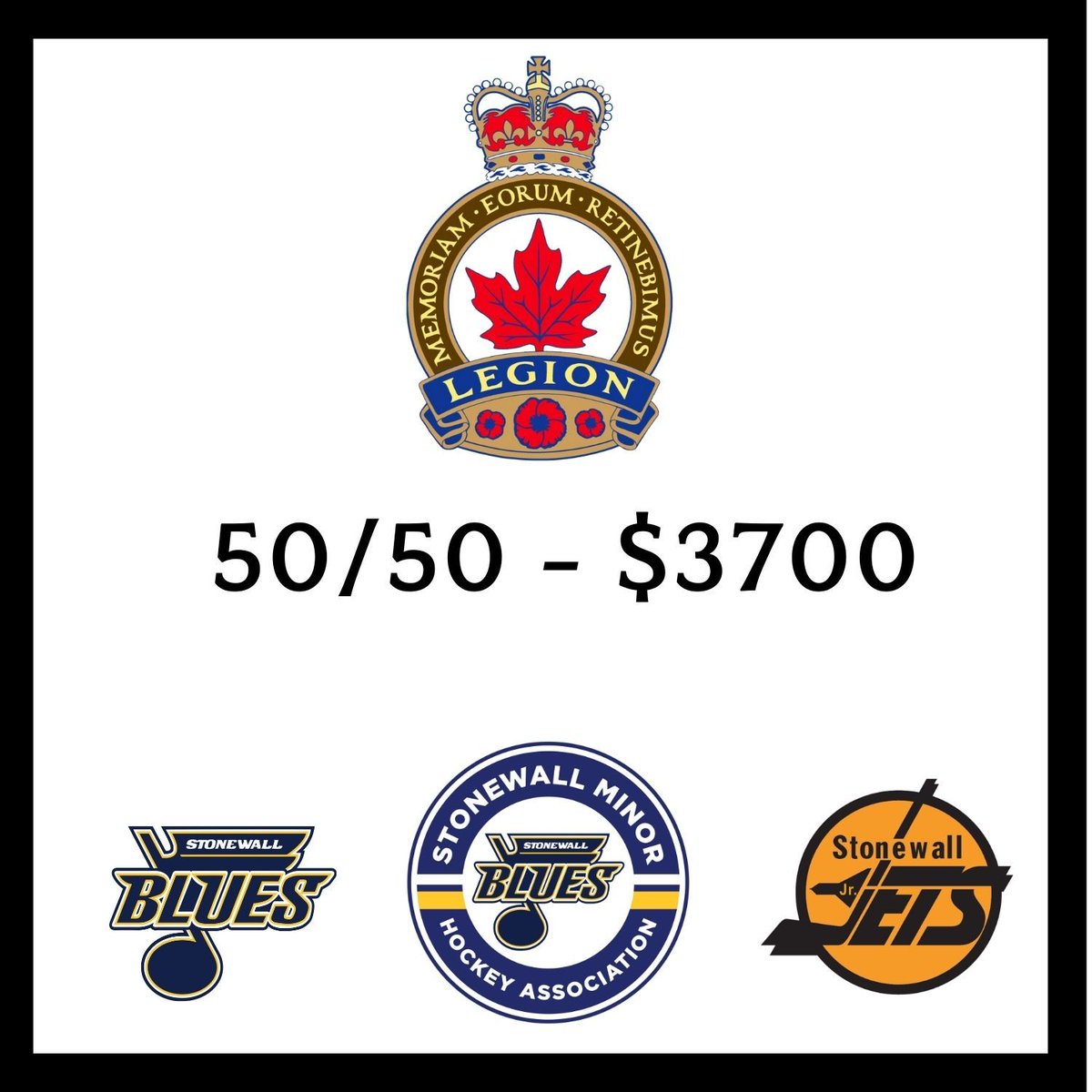 The pot is climbing, we are now over $3700......come down to the upper level of VMSC and get your tickets before the last gold medal game today around 5pm.