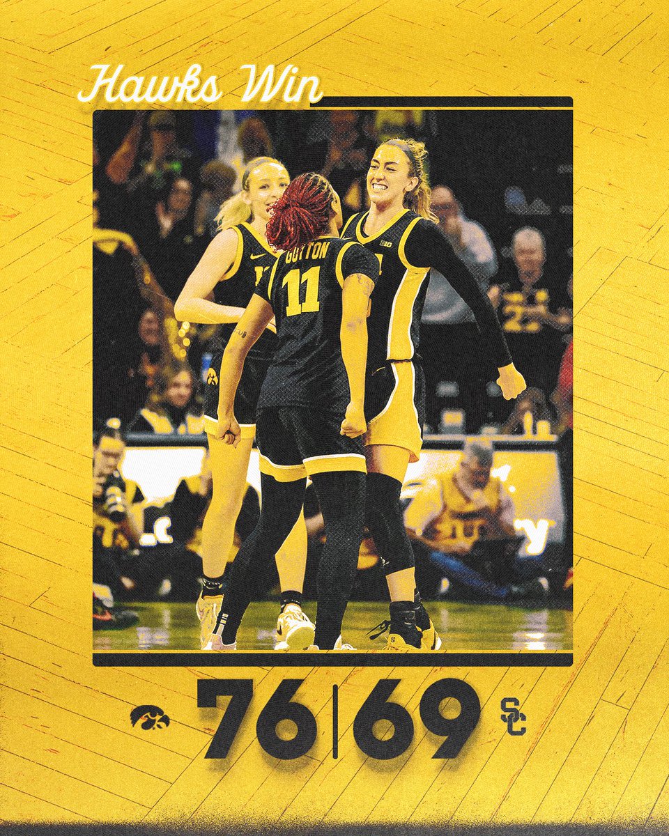UPSET CITY. 

#Hawkeyes
