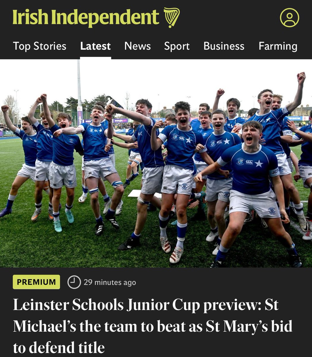 This will not stop being annoying to me 🤦🏻‍♀️! Let’s preview a SCHOOLS - LEINSTER rugby match 🙄