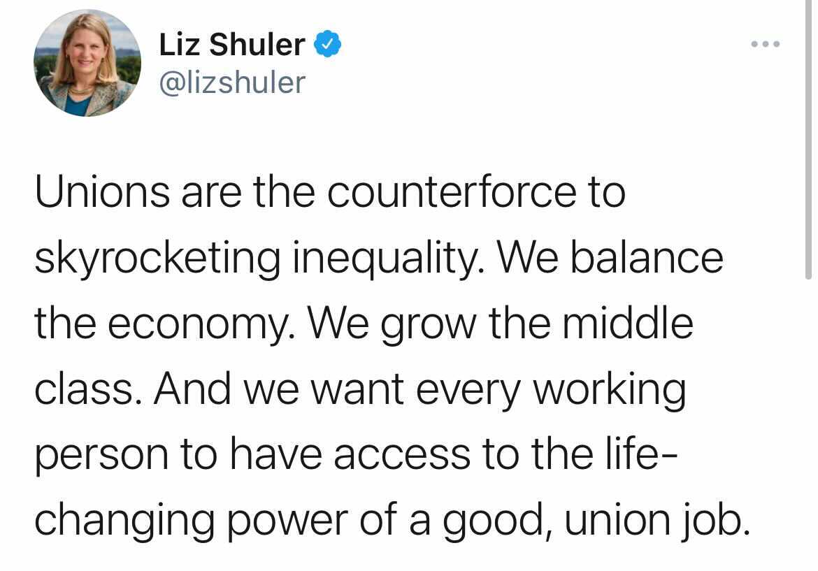 #Union jobs are the answer to corporate greed and stagnant wages. #1u #UnionJobs