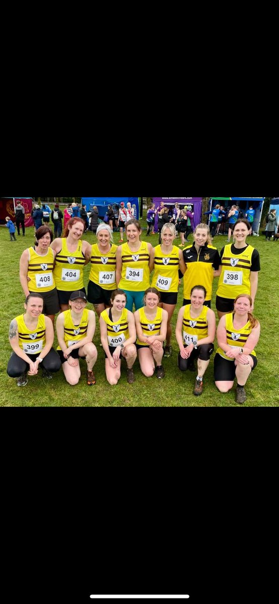 wee_roms's tweet photo. 1st team win for the stagettes today at the Malcom cup @nbharriers 💛🖤
#everyrunnercounts https://t.co/ZuvnznWbDM