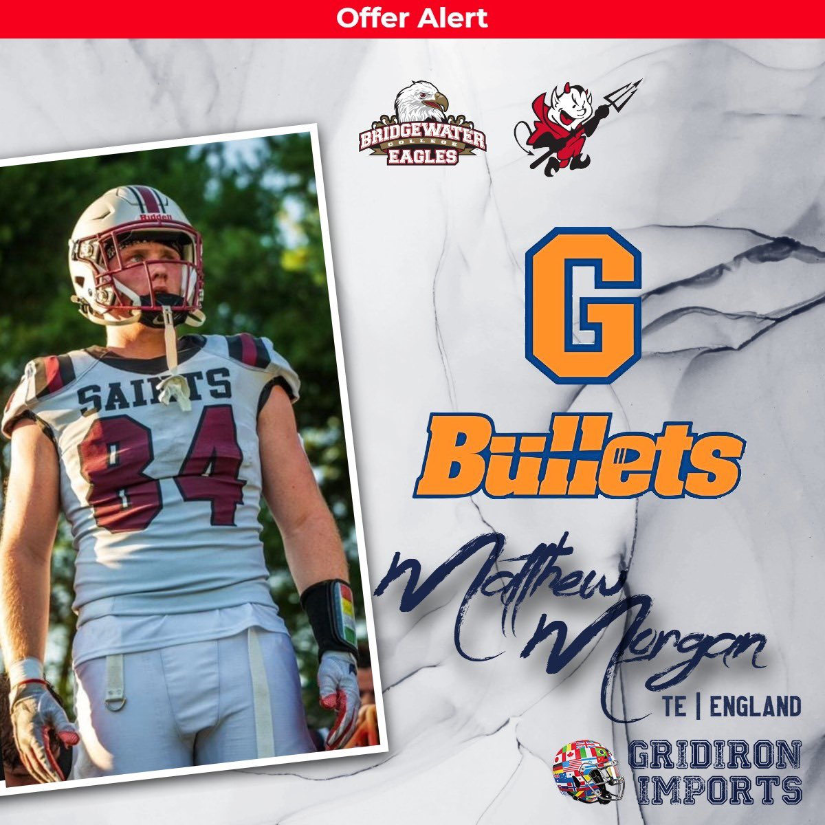 Gridiron Imports Foundation (@gridironimports) on Twitter photo British Family member <a href="/Matthew_m60/">Matthew Morgan</a> added offers to <a href="/DCRedDevilFB/">Dickinson Football</a> and <a href="/GburgFB/">Gettysburg College Football</a> over the past few days!
<a href="/STABFootball/">St. Anne's-Belfield Football</a> British Family member <a href="/Matthew_m60/">Matthew Morgan</a> added offers to <a href="/DCRedDevilFB/">Dickinson Football</a> and <a href="/GburgFB/">Gettysburg College Football</a> over the past few days!
<a href="/STABFootball/">St. Anne's-Belfield Football</a>