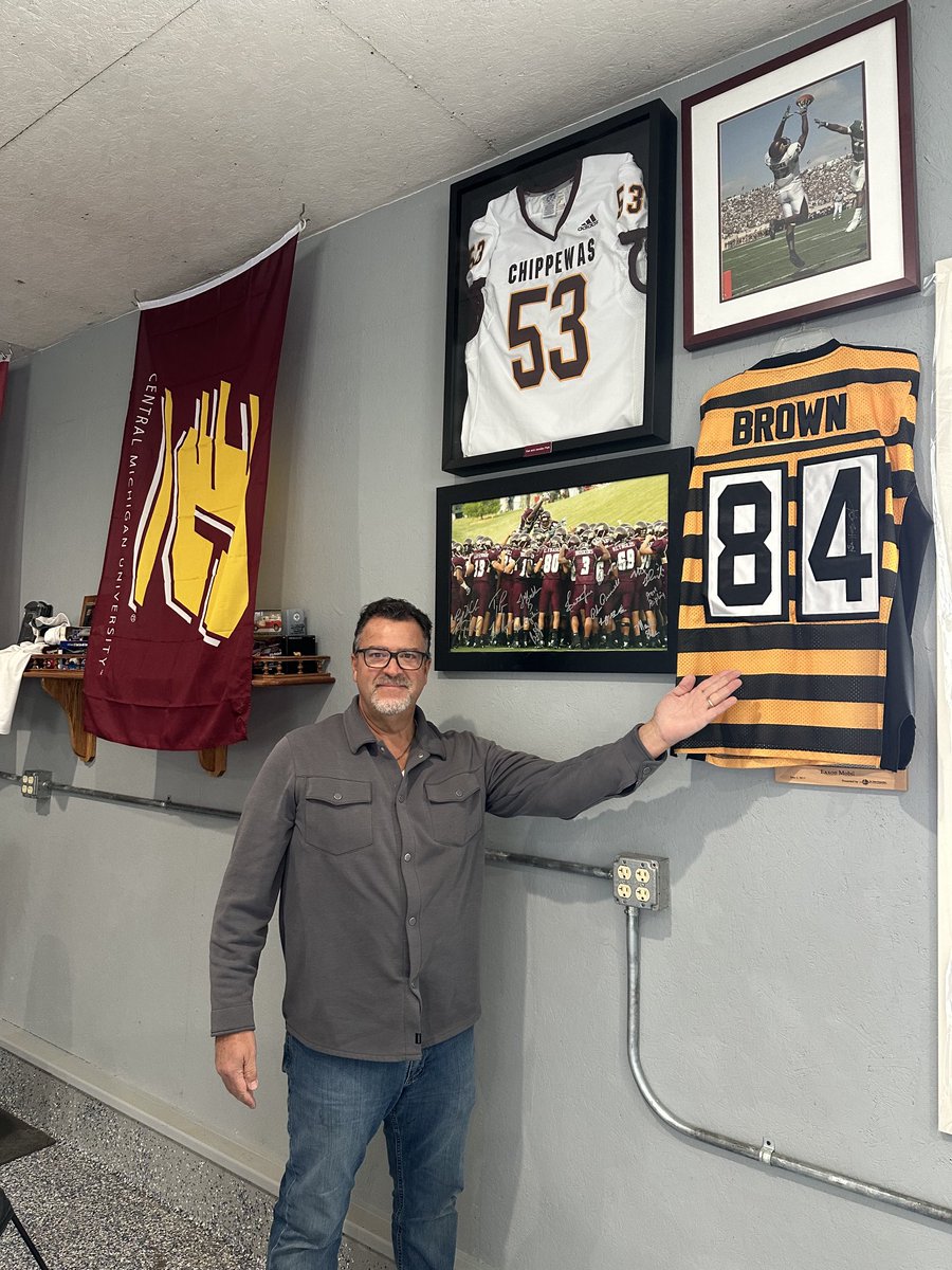 DPohl (@dpohl5) on Twitter photo Latest addition to the <a href="/CMUAthletics/">CMU Athletics</a> wall. <a href="/AB84/">AB</a> retro jersey from <a href="/CMUBaseball/">Central Michigan Baseball</a> banquet. Gotta be worth a Cracker of the day! #CTESPN Latest addition to the <a href="/CMUAthletics/">CMU Athletics</a> wall. <a href="/AB84/">AB</a> retro jersey from <a href="/CMUBaseball/">Central Michigan Baseball</a> banquet. Gotta be worth a Cracker of the day! #CTESPN