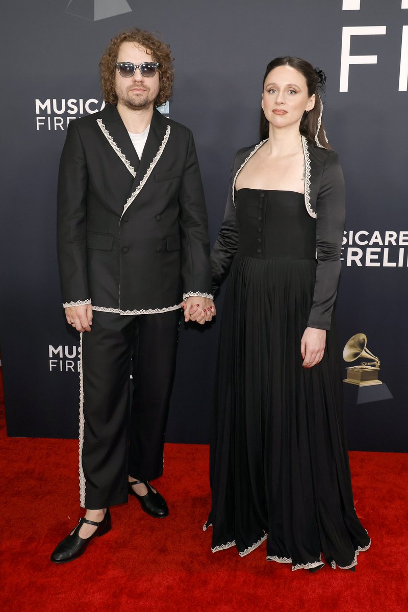 Kevin Morby and Waxahatchee on the #Grammys red carpet today. Waxahatchee’s ‘Tigers Blood’ is nominated for Best Americana Album.

[📷: Frazer Harrison/Getty Images]