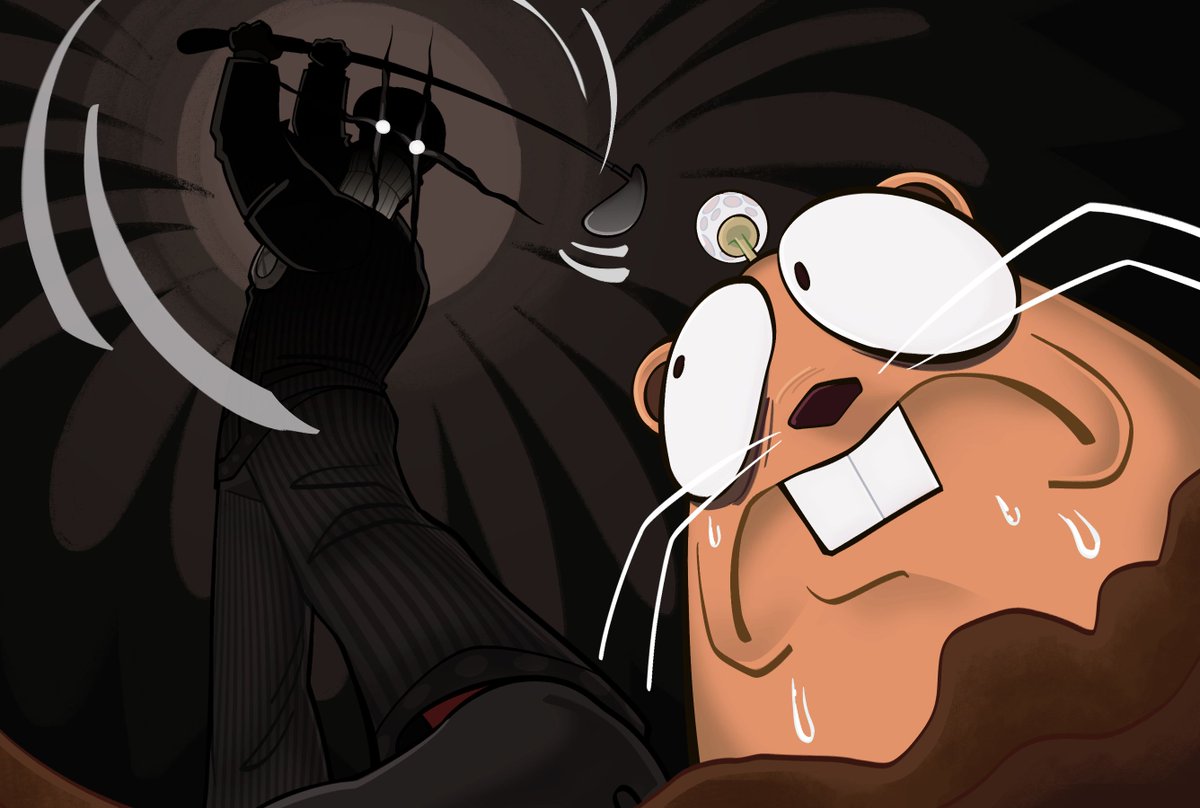 Groundhog Day has arrived once more, as it so often does, and our buck-toothed buddy spotted quite a shadow!" Best to be prepared for FORE more weeks of winter!