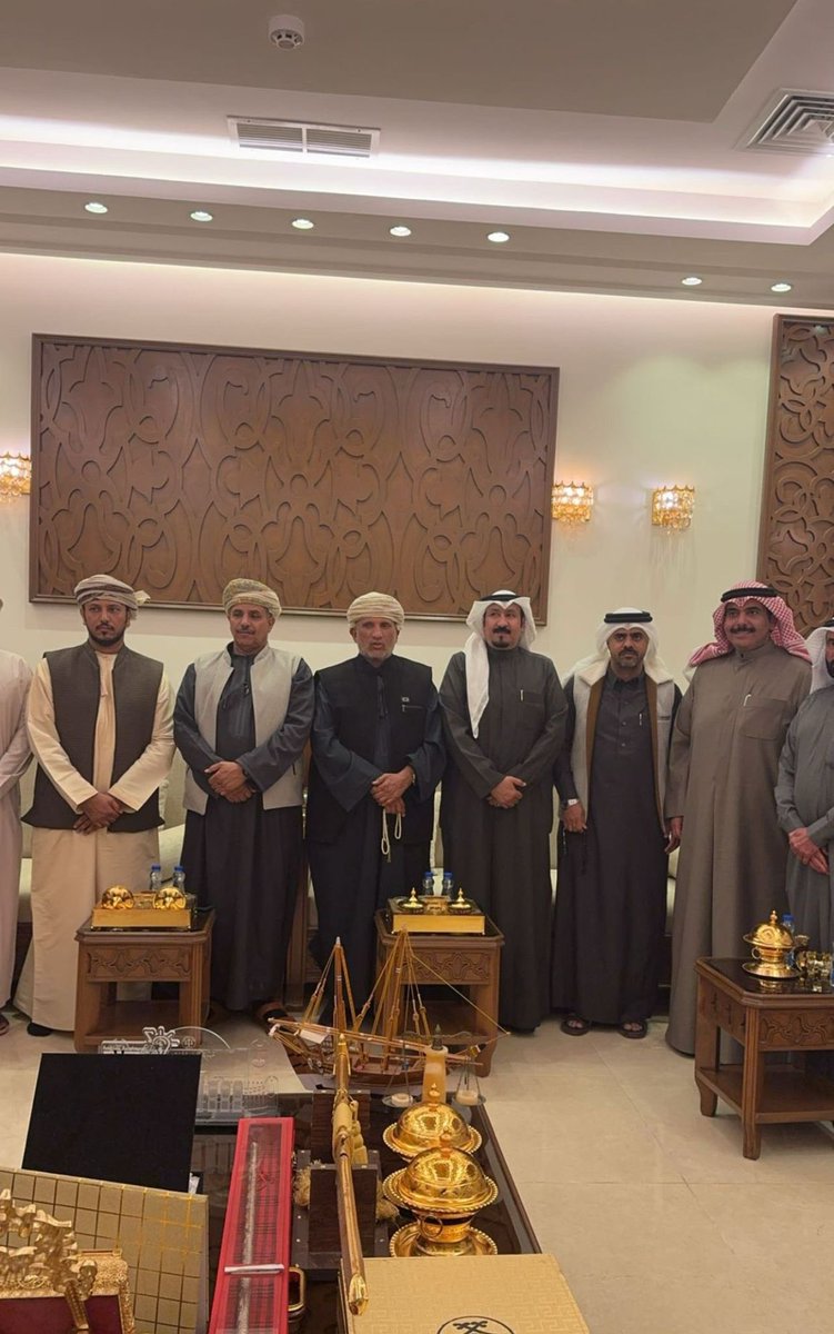 سُعدت وتشرفت بزيارة أخواني الغالين
عضو مجلس الشوري في سلطنة عمان 🇴🇲 
الشيخ احمد بن سعيد بو يوسف
والشيخ سعيد بن علي ابو هيثم 
والأستاذ محمد بن محسن 🇸🇦
شرفتم ولا كلفتم وأبرك الساعات