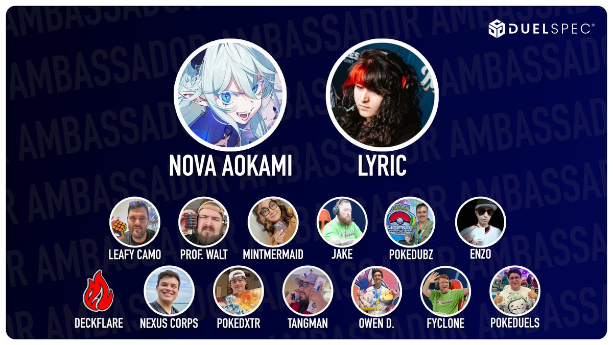 We're thrilled to welcome <a href="/NovaAokami/">Nova Aokami ❄🐉「 DREAMERS☁️」</a> and <a href="/LyricOfWisdom/">Lyric</a> to our incredible team of ambassadors! 🎉

Our ambassadors are the bridge between us and the community, helping shape future products and expand availability in more stores near you.

It’s an honor to collaborate with such