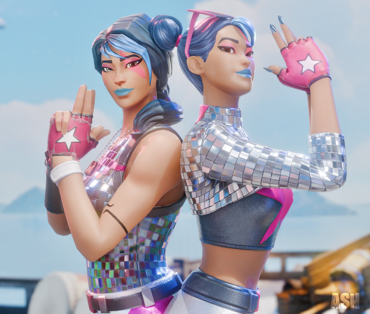 abrxsivee's tweet image. SPARKLE DIVAAASSSSSS ✨

#Fortnite #FortniteArt