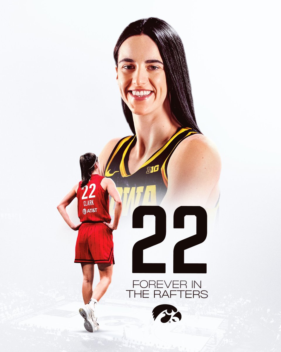 Indiana Fever (@indianafever) on Twitter photo there will never be another 22 for <a href="/IowaWBB/">Iowa Women's Basketball</a>.
congratulations Caitlin Clark 💛 there will never be another 22 for <a href="/IowaWBB/">Iowa Women's Basketball</a>.
congratulations Caitlin Clark 💛