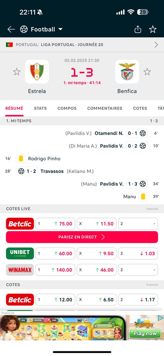 Batlabatte1's tweet photo. @Yoshipronos Comment ça il a pas marqué un doublé? @UnibetFrance ??? https://t.co/CGxFYb3sZi