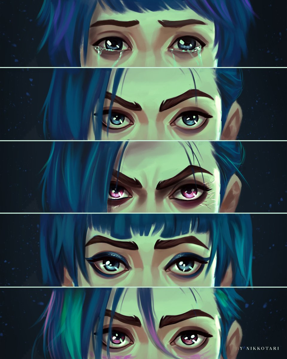 nikkotari's tweet image. Jinx's Evolution
#Arcane