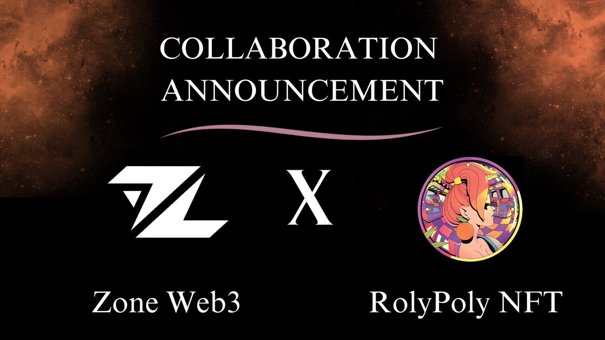Zone (@zone_web3) on Twitter photo We are thrilled to announce our collaboration with <a href="/rolypolynfts/">ROLYβΆPOLY</a>
Excited for the future! We are thrilled to announce our collaboration with <a href="/rolypolynfts/">ROLYβΆPOLY</a>
Excited for the future!