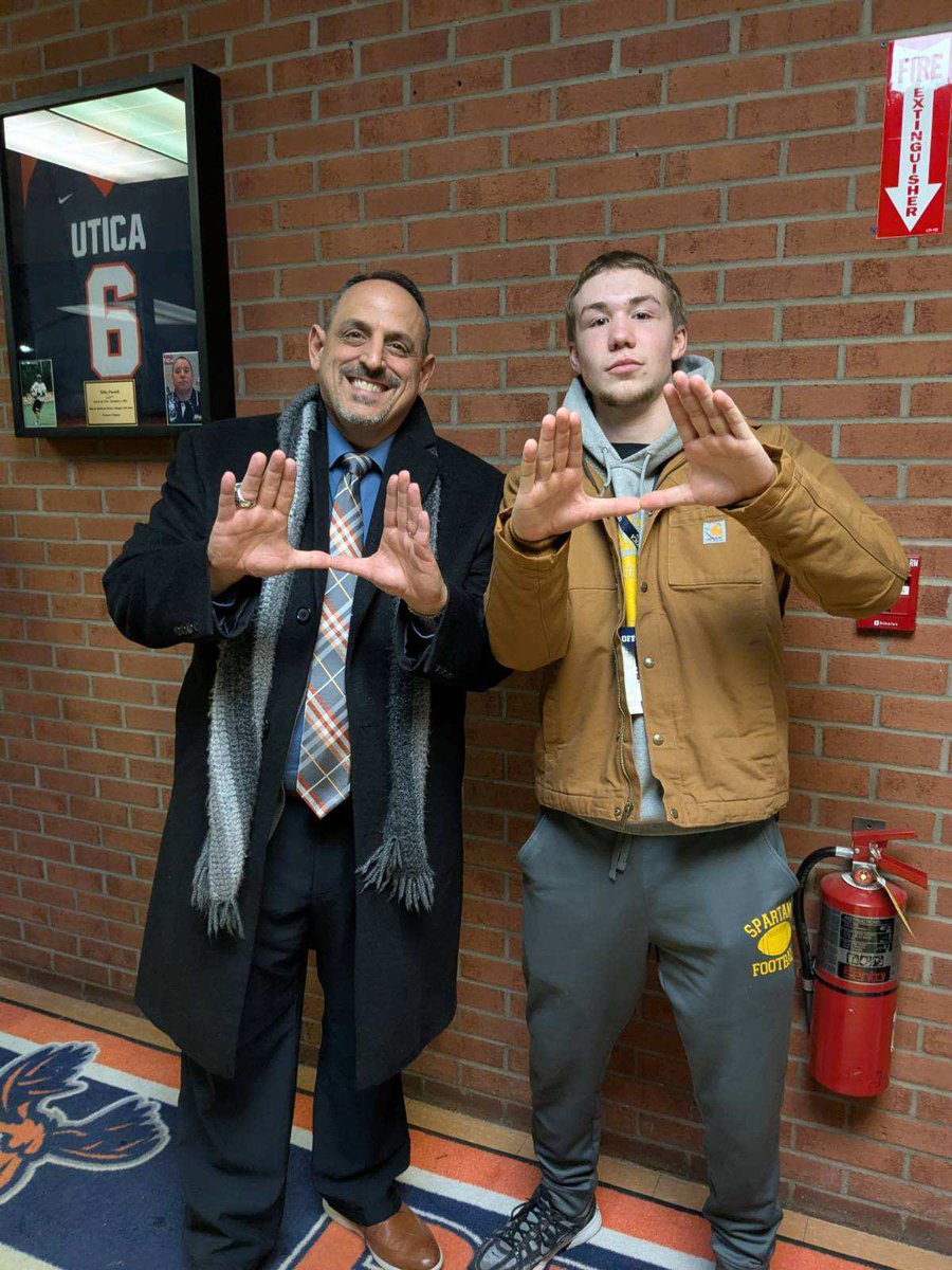 KalebMcCargar5's tweet image. Blessed to have received my 4th offer to play football for @Utica_Football! @CoachFaggiano