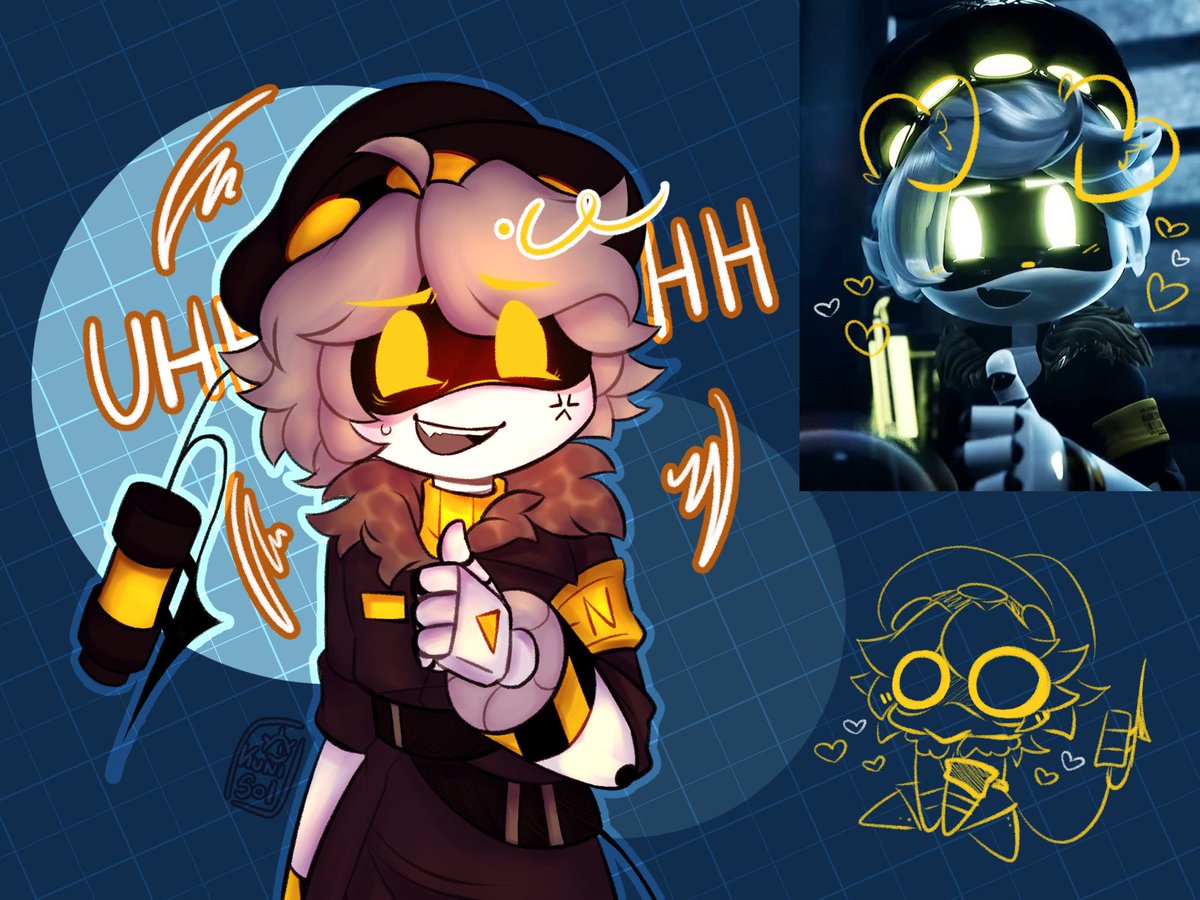 Kuni_Sol's tweet image. HIIII screenshot redraw??? :&apos;D

#Murderdrones #MurderdronesN #MurderdronesFanart #MDN #MD #SerialDesignationN #MurderdronesFanart #MDfanart // #KuniSolArt