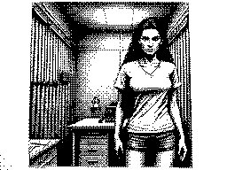 DaReInt's tweet photo. Hubo una idea (muy inicial) de que apareciese la protagonista interactuando en el escenario. Los resultados no me convencieron. Aquí algunas pruebas.
#Erinia
#Pixelart
#ZXSpectrum https://t.co/kS2wFX76zD