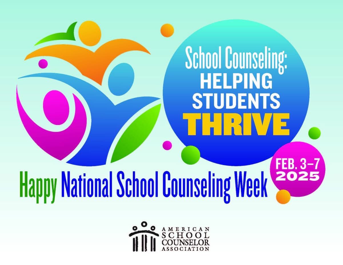 Happy National School Counseling Week! 🎉 Millbrook Counselors are here to support, guide, and empower our students to thrive academically, socially, and beyond. Thank you for letting us be part of your journey! 💙 #NSCW2025 #HelpingStudentsThrive #MillbrookProud 🐾