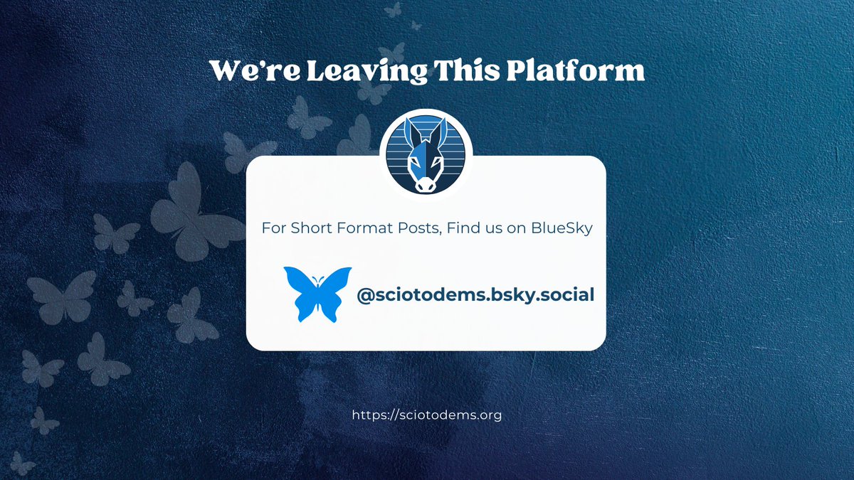 We are leaving this platform, you can find us on our website, newsletter, facebook, instagram and now Blue Sky. 

This post and profile will remain up through the end of the year, hope to see you on the other side.