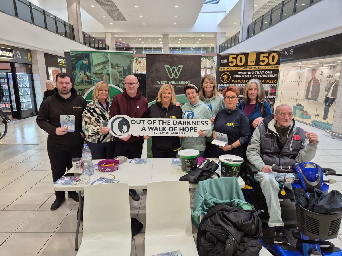 𝗢𝗨𝗧 𝗢𝗙 𝗧𝗛𝗘 𝗗𝗔𝗥𝗞𝗡𝗘𝗦𝗦 💛 𝗔 𝗪𝗮𝗹𝗸 𝗼𝗳 𝗛𝗼𝗽𝗲
Awareness Day at <a href="/KCbelfast/">TheKennedyCentre</a> 

Many Thanks to <a href="/PaulMaskeyMP/">Paul Maskey</a> for supporting 💛 and <a href="/JonesyJ43/">Jonesy</a> for creating the space for our team 

REGISTER for the 6th April Walk register.enthuse.com/ps/event/Outof…