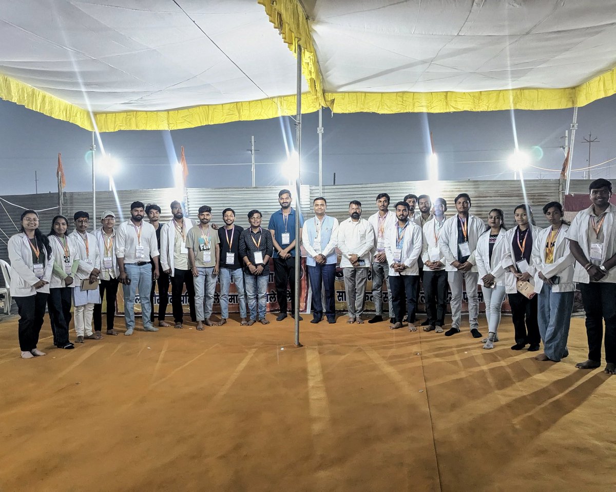 PharmaVisionOrg's tweet image. An insightful session by Dr. Parjanya Shukla (Professor &amp;amp; HOD, Krishnarpit Institute of Pharmacy, Prayagraj) was conducted as part of the Prayagraj Mahakumbh Swasthya Internship.