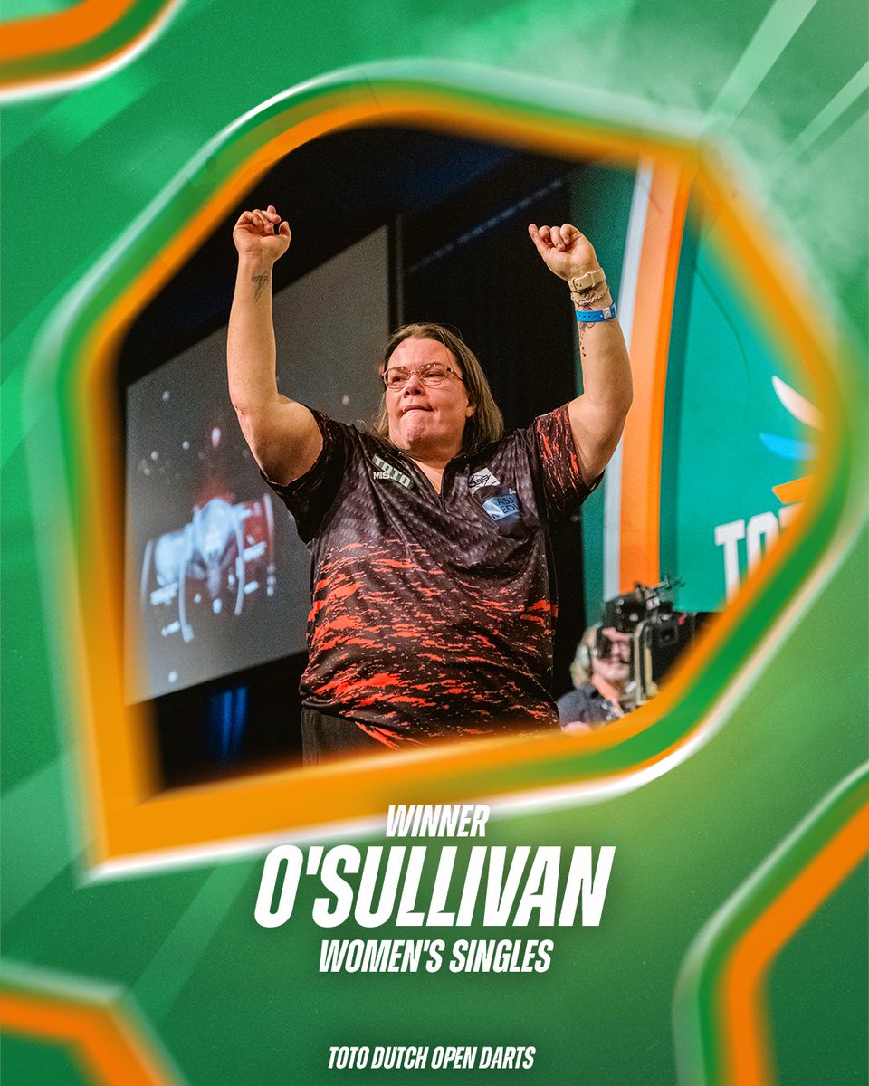 Say hello to your double #TOTO #DODarts champion! 🏆🎯 #Darts