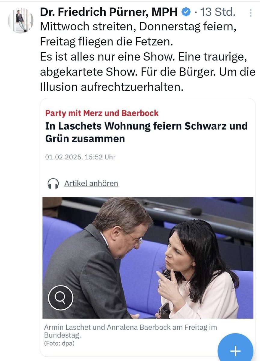 Erst für das Klima demonstrieren,  dann die nebenwirkungsfreie Impfung abholen, jetzt für "unsere Demokratie" sich einspannen lassen. Irgenwann muss man doch was merken. #b0202