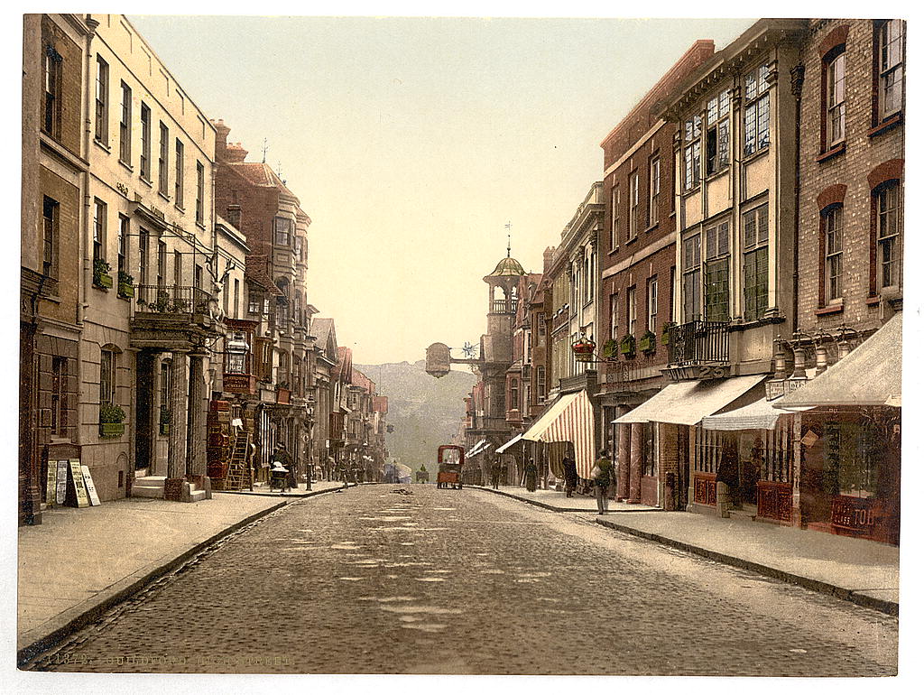joedragovich's tweet image. Street in Guildford, UK, late #c19th.

I'm not sure what the thing hanging over the street is.

I find it ironic that some of the best images of late Victorian UK are in the US Library of Congress.

🗃️ 

LOC
flic.kr/p/e8Qege