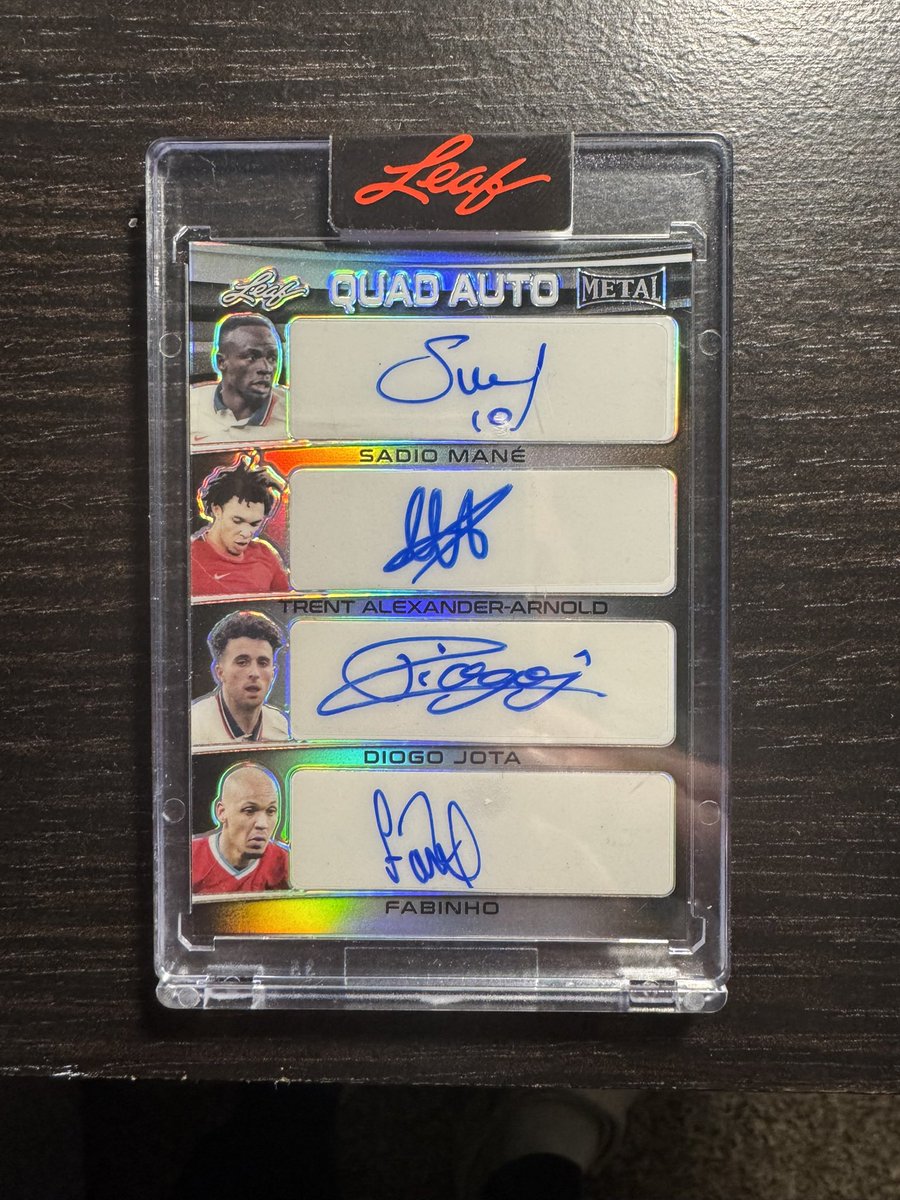 Andy_Wert21's tweet photo. @RyansCardssLLC $525 (CR7) &amp; $275 (Liverpool Quad) if trying to break into soccer a little more https://t.co/RU9NwSuGEx