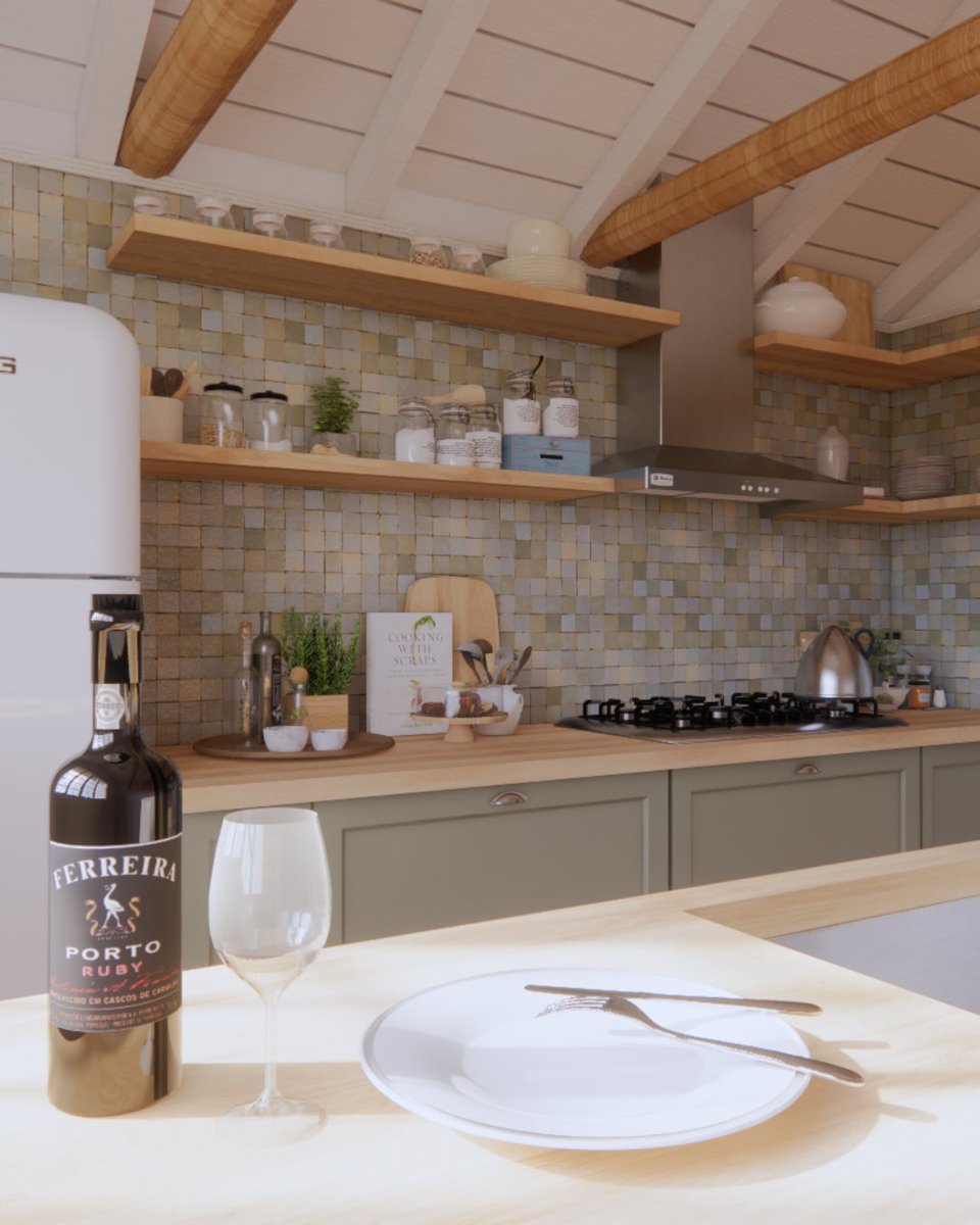 Can you picture yourself cooking in this kitchen? We can!😍⁠
⁠
🔗Shop Zellige here: lilitile.com/products/mirag…
⁠
#zelligetile #interiordesign #mosaictile #kitchenbacksplash #backsplashtile #homedesign #mosaictiles #bluetile #greentile #kitchendesign