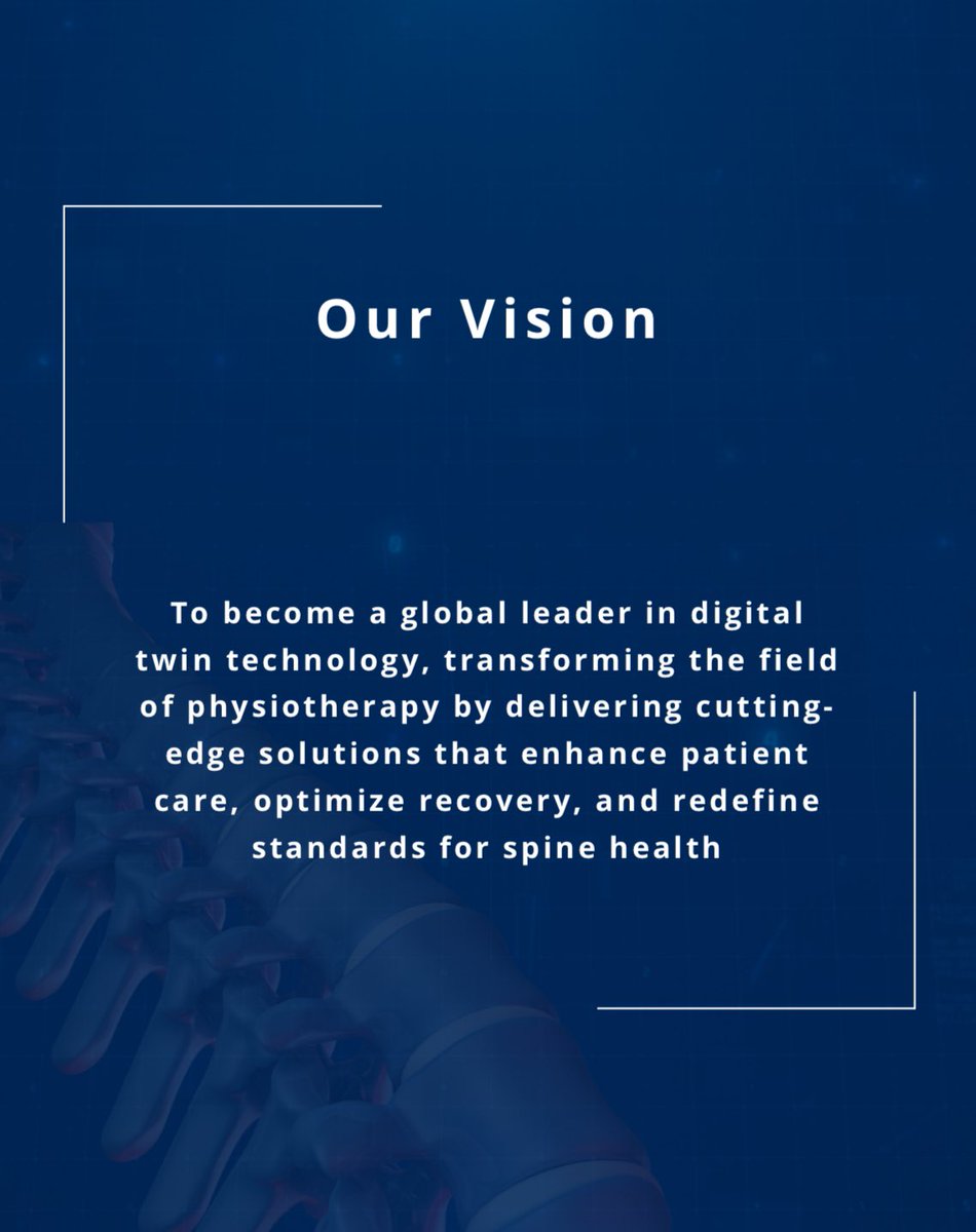 At Plan A, we help improve spine health through innovative solutions that enhance recovery and provide personalized care for every patient.

#Digital_Twin #physiotherapy