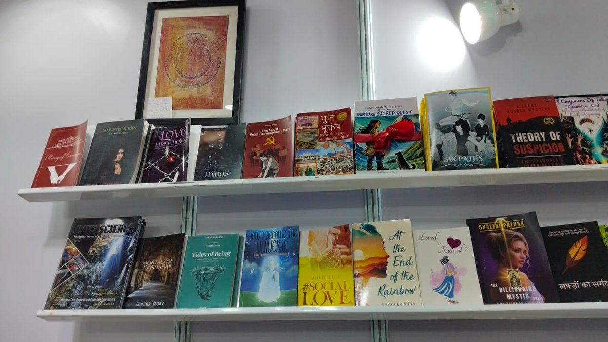 Comrade_Meghna's tweet photo. My books Marriage of convenience and The Ghost From Revolutionary Past are available at Delhi World Book Fair 

#worldbookfair https://t.co/Nxr4iHRRbe