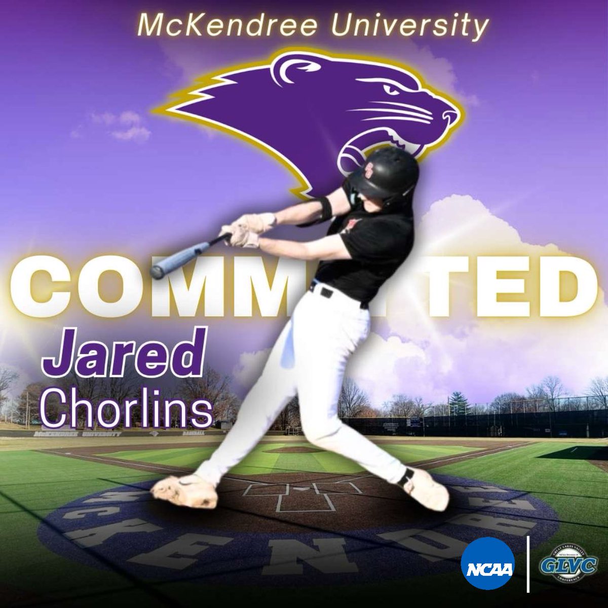 I’m excited to announce I’ll be continuing my academic and athletic career at McKendree University! I’m grateful for this opportunity and for my family, coaches, and teammates who’ve helped me throughout this journey. Ready to get to work!🟣🟡#Committed